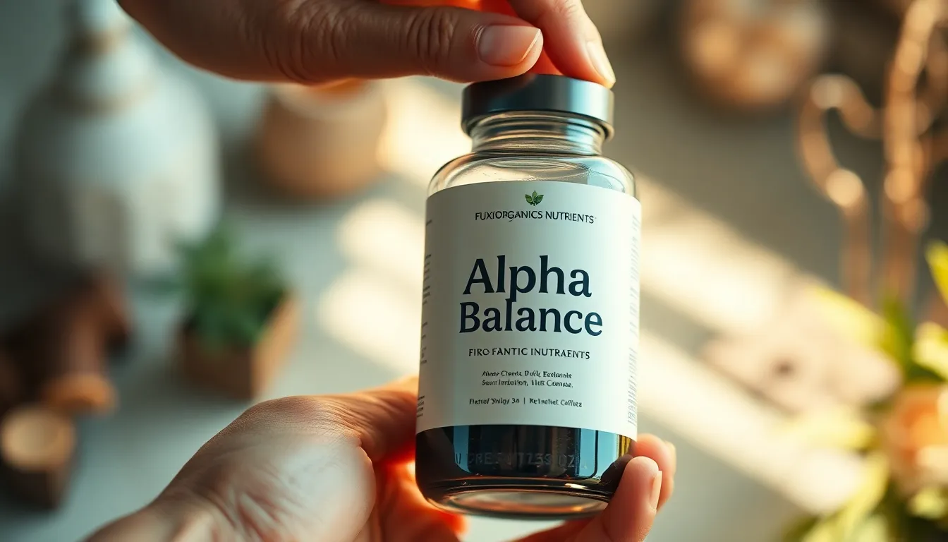 alpha balance como tomar